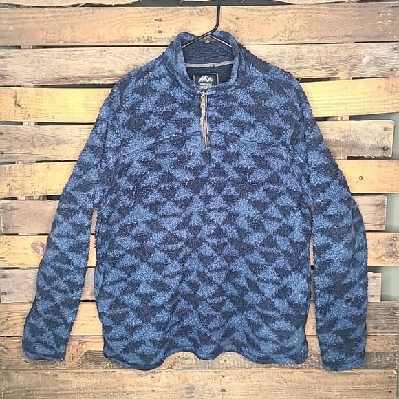 Grizzly Sherpa Other - Grizzly Sherpa Men's Fuzzy Soft Quarter Zip Pullover Jacket Warm Size XXL